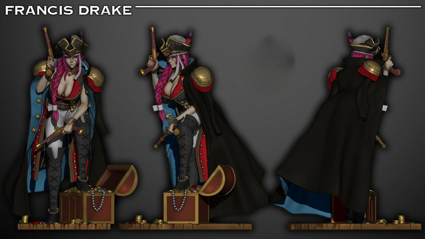 3947 Francis Drake - STL 3D Print Files