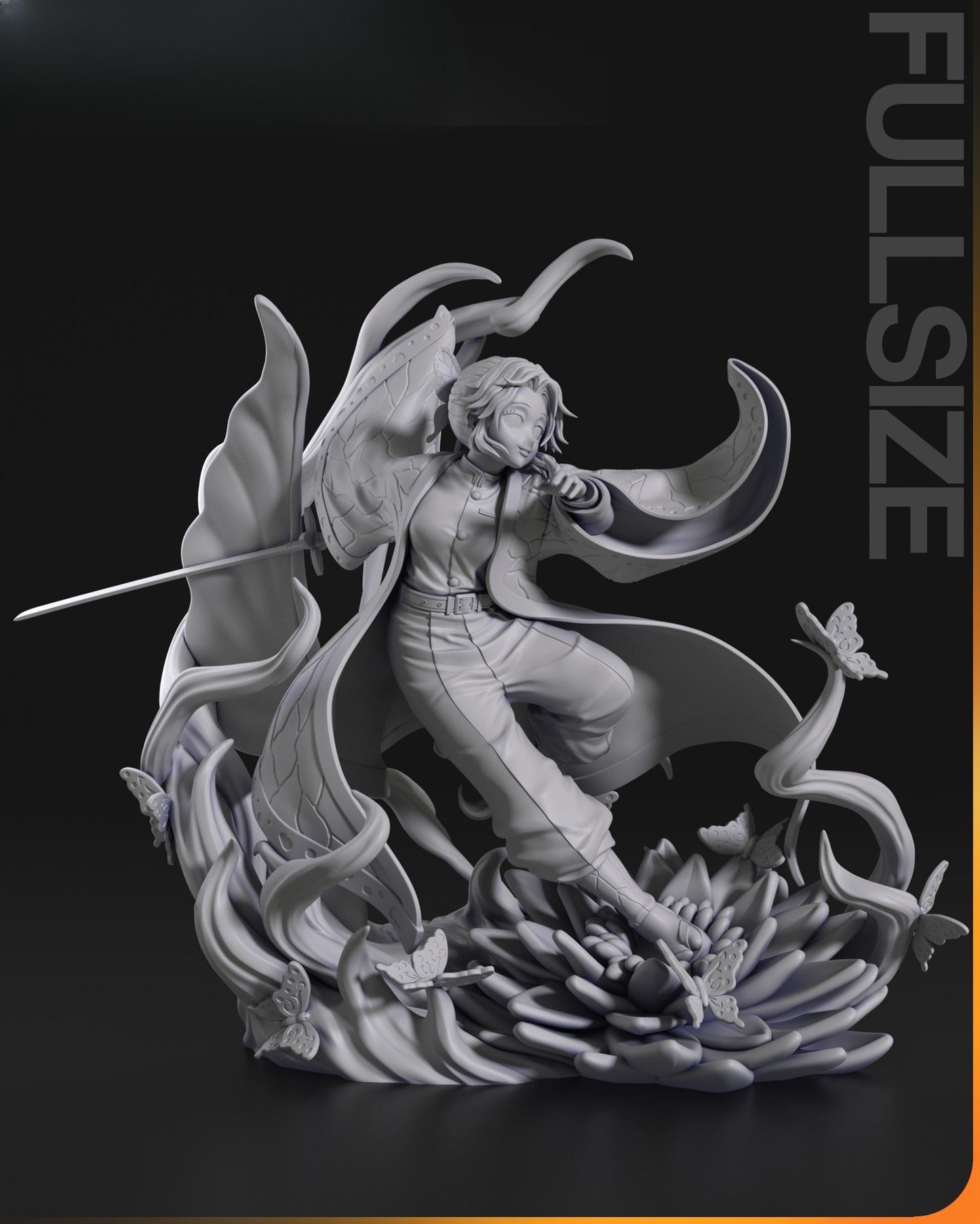 3986 Shinobu Kocho - Kimetsu no Yaiba - STL 3D Print Files
