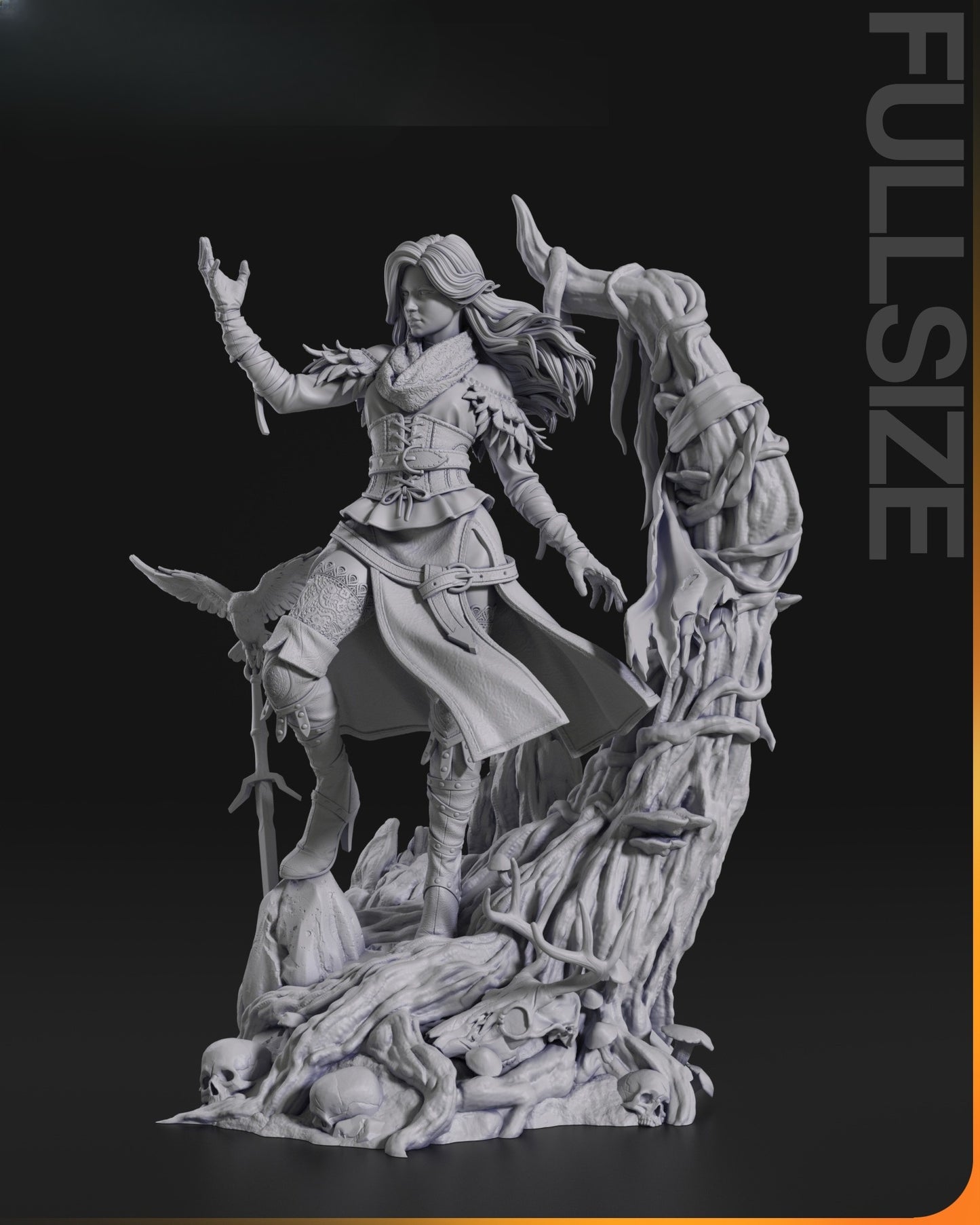 3445 Yennefer of Vengerberg - The Witcher - STL 3D Print Files