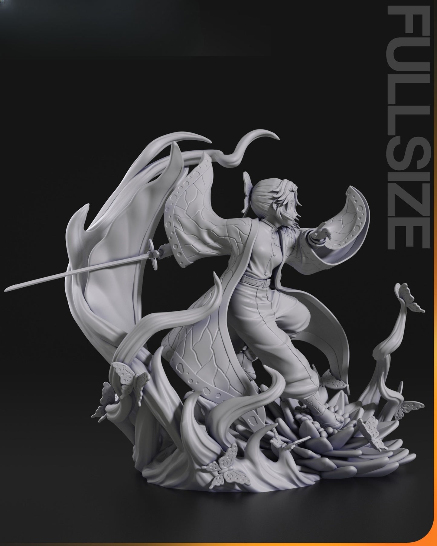 3986 Shinobu Kocho - Kimetsu no Yaiba - STL 3D Print Files