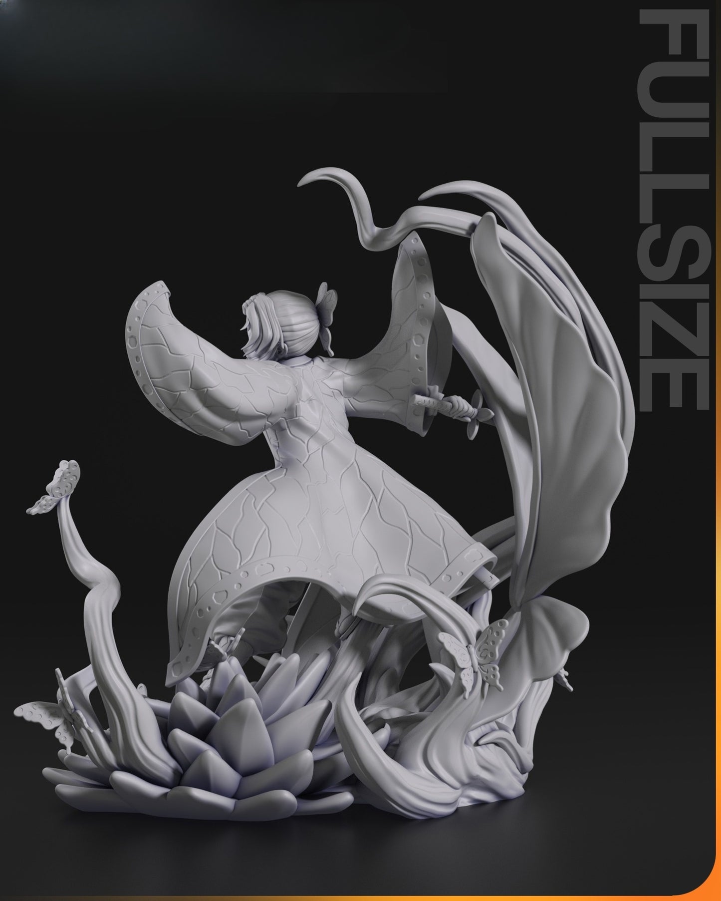 3986 Shinobu Kocho - Kimetsu no Yaiba - STL 3D Print Files