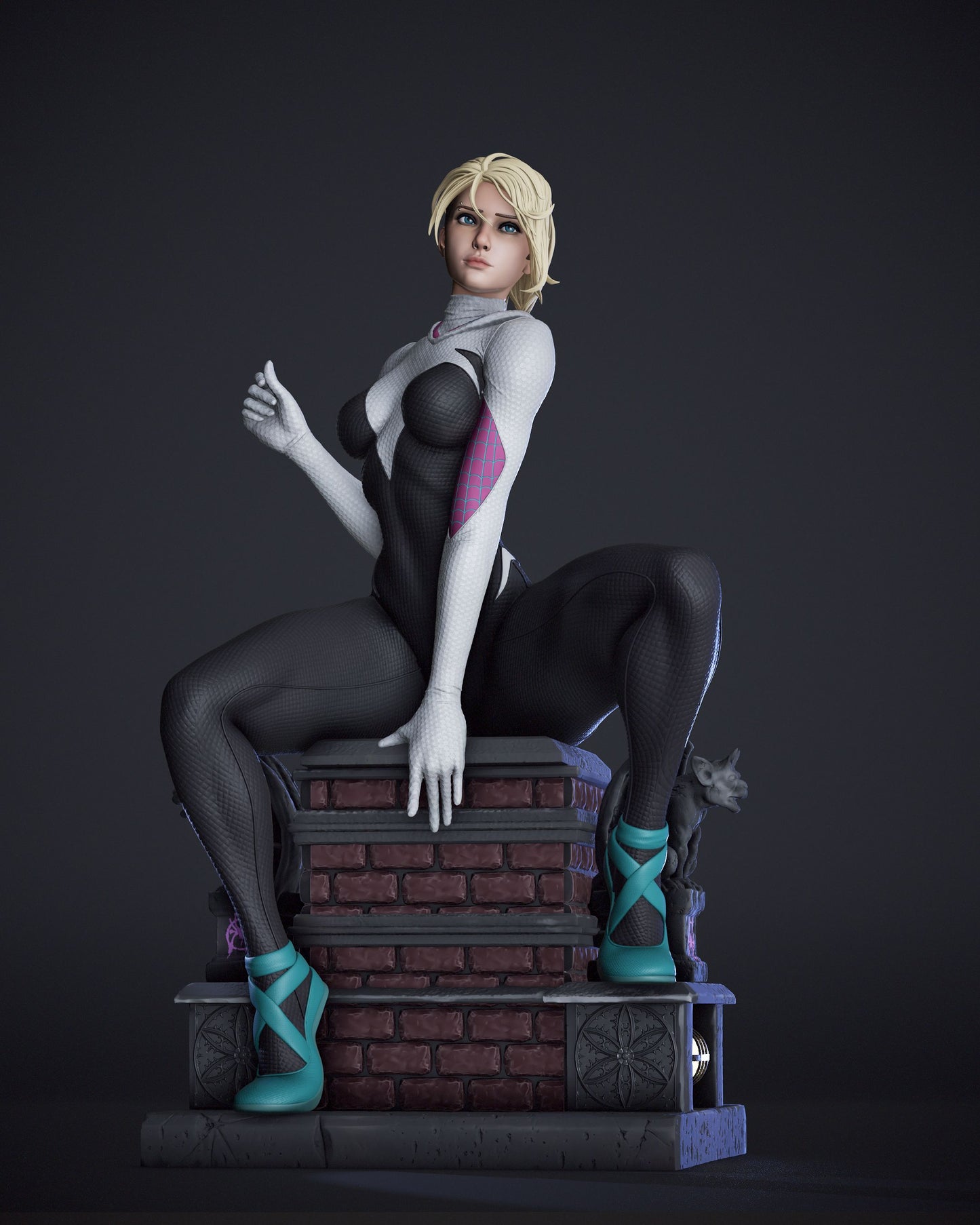 4263 Spider Gwen NSFW - Marvel Comics - STL 3D Print Files