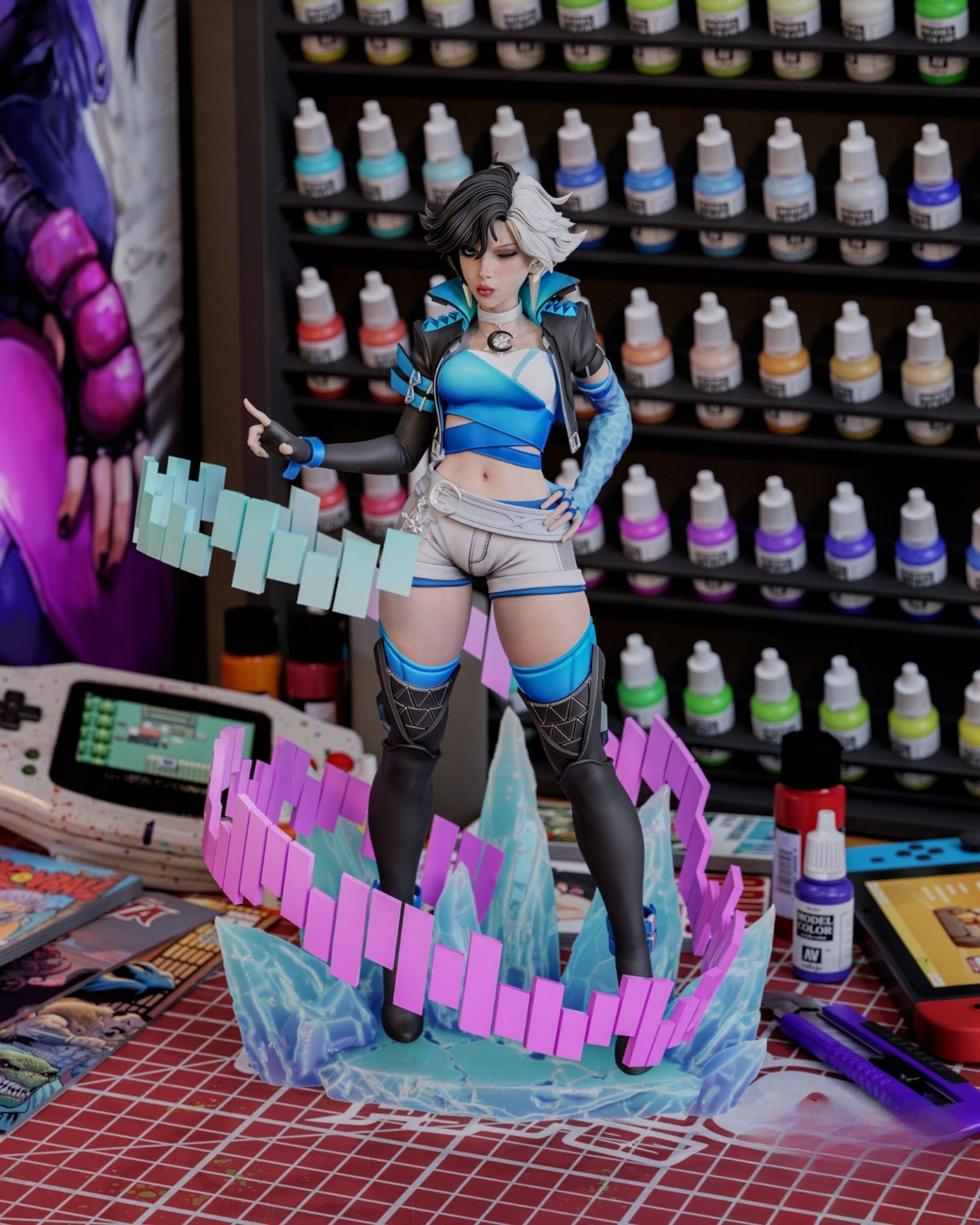 3788 Luna Snow - Marvel Rivals - STL 3D Print Files
