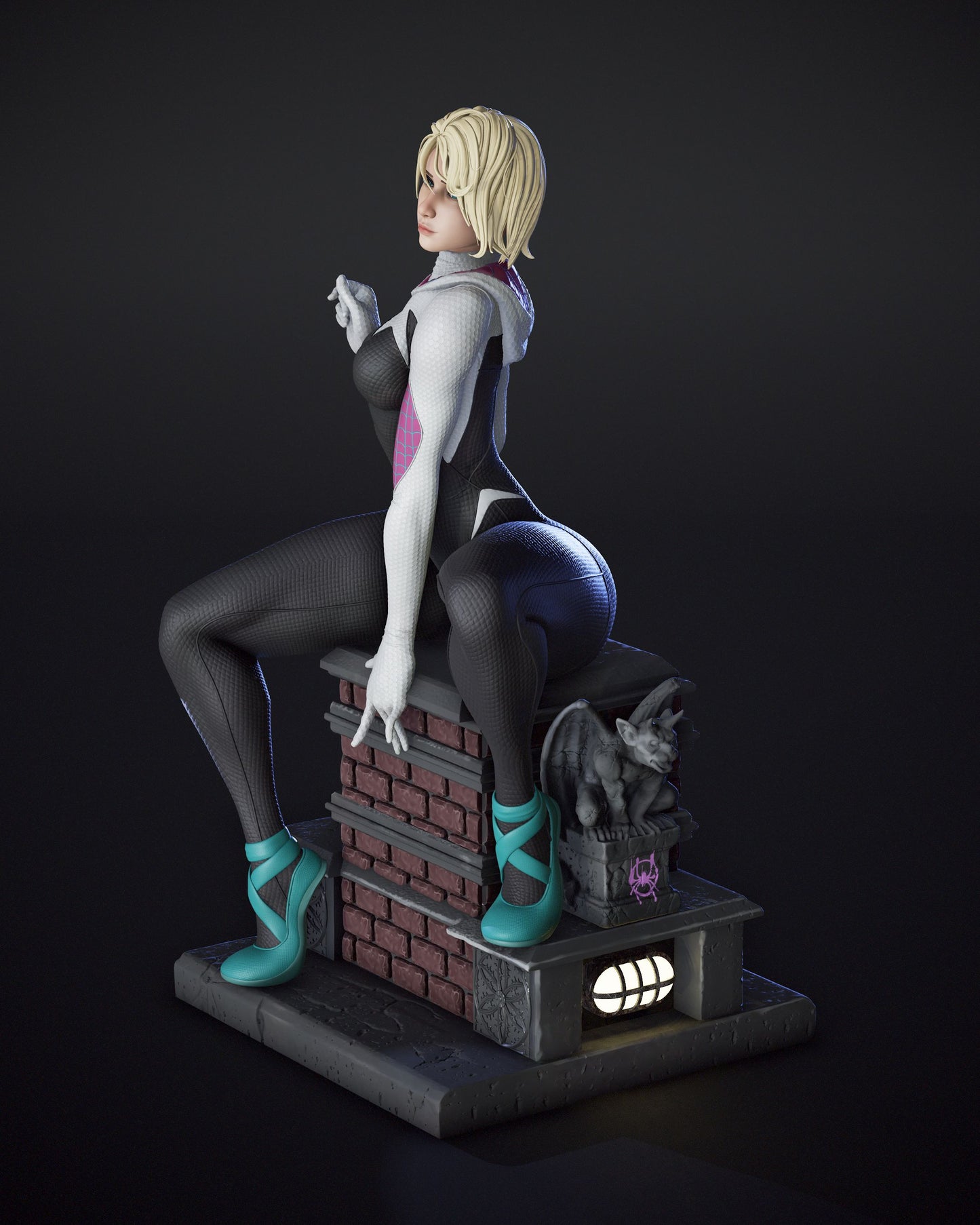 4263 Spider Gwen NSFW - Marvel Comics - STL 3D Print Files