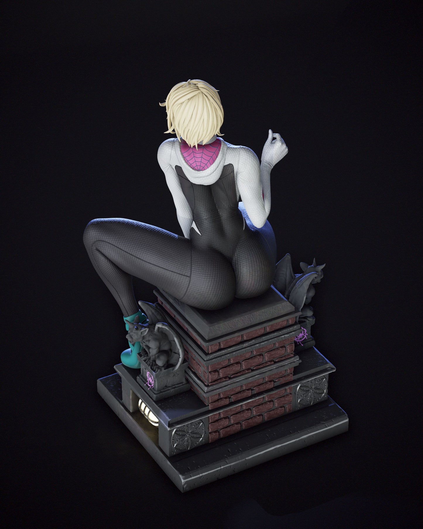 4263 Spider Gwen NSFW - Marvel Comics - STL 3D Print Files