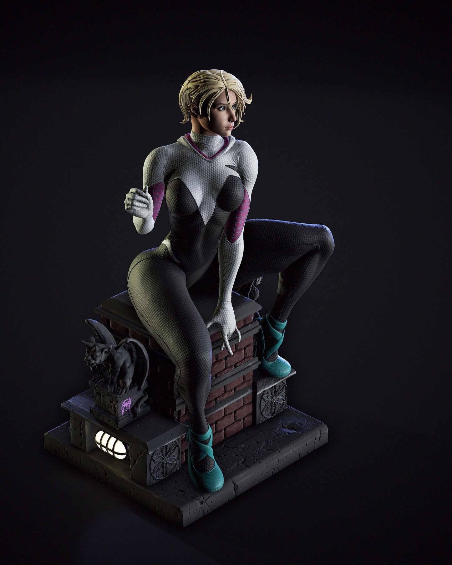 4263 Spider Gwen NSFW - Marvel Comics - STL 3D Print Files