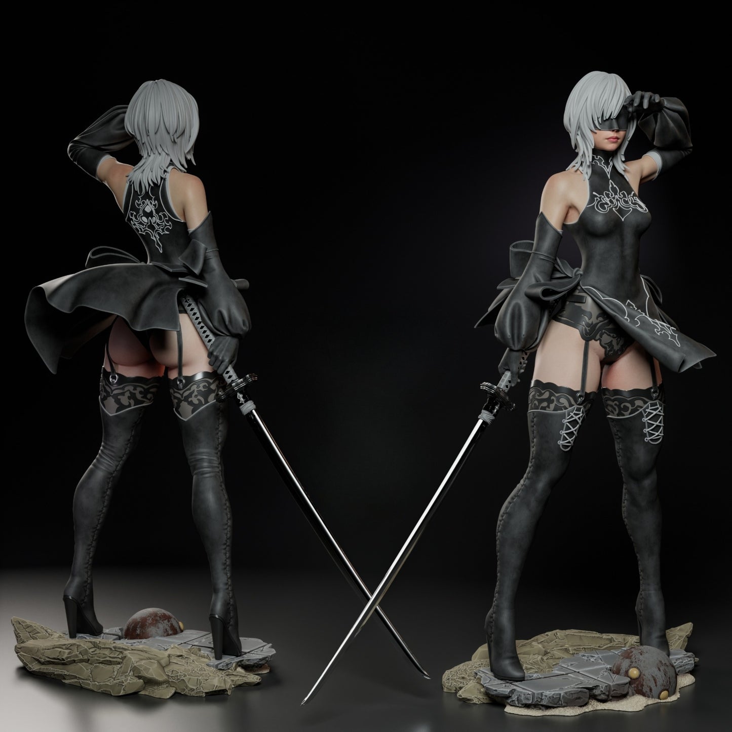 3592 10H - Nier Reincarnation - STL 3D Print Files