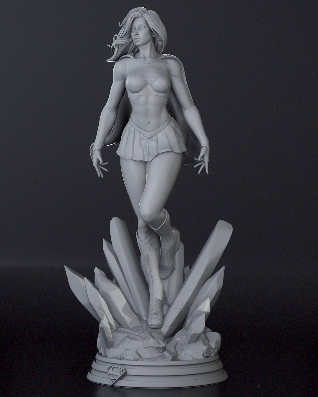 2338 Supergirl NSFW - DC Comics - STL 3D Print Files