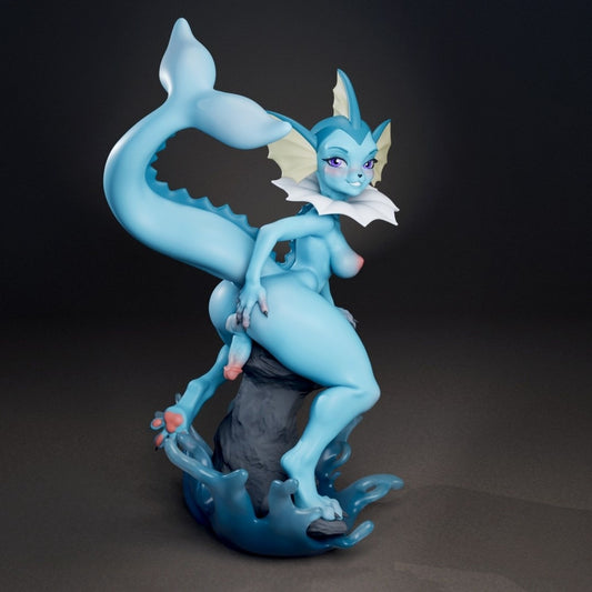 2918 Vaporeon NSFW - POKEMON - STL 3D Print Files