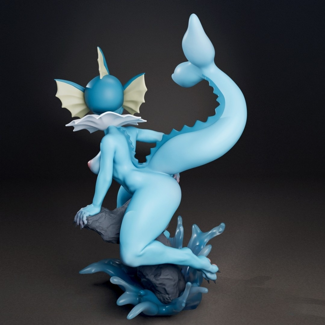 2918 Vaporeon NSFW - POKEMON - STL 3D Print Files