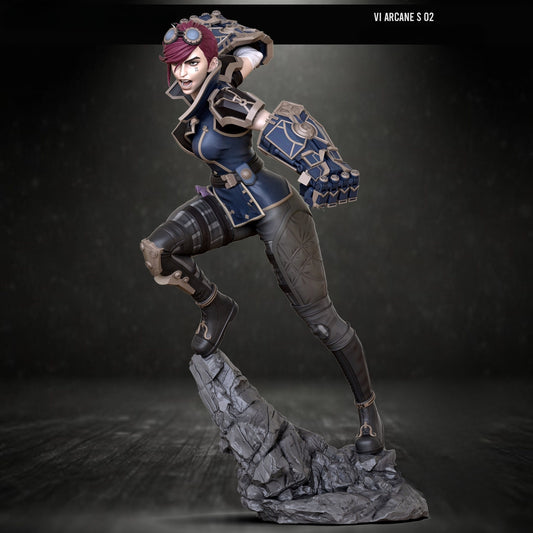 3457 Vi Arcane - League of Legends - STL - 3d Print Files