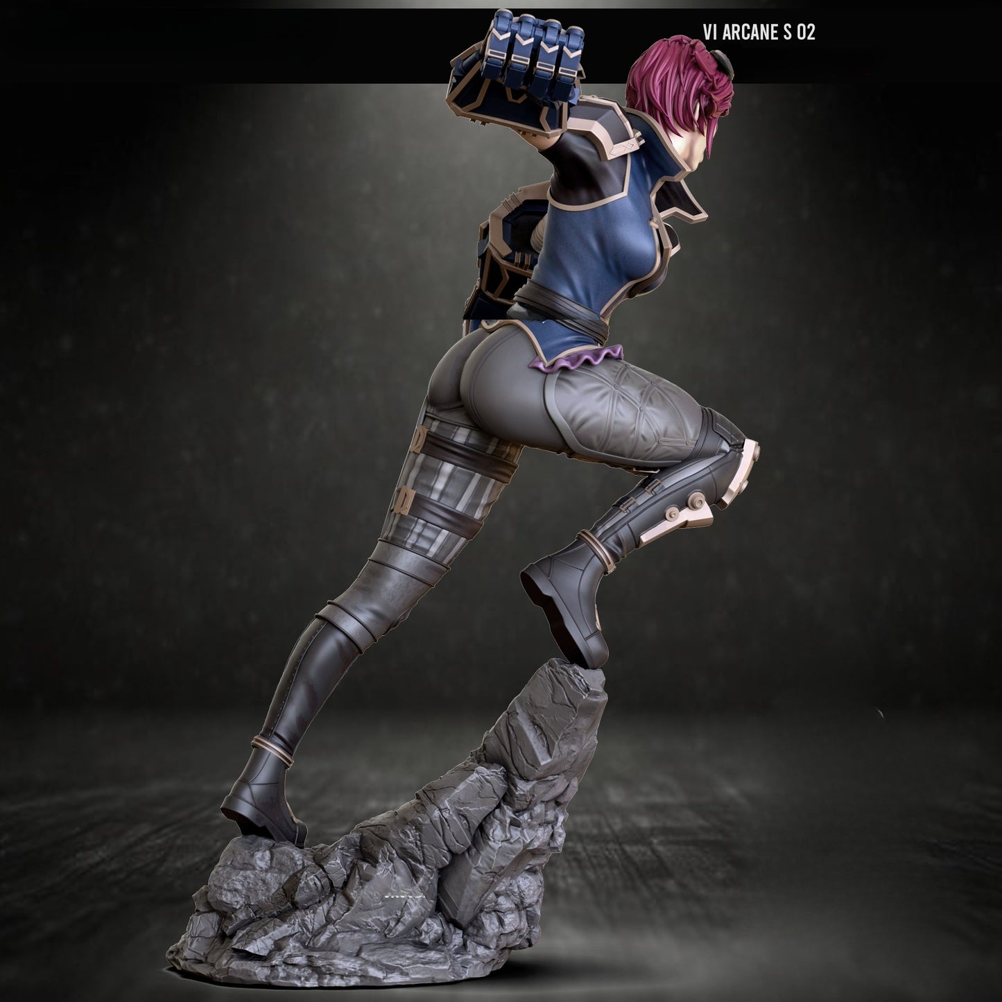 3457 Vi Arcane - League of Legends - STL - 3d Print Files