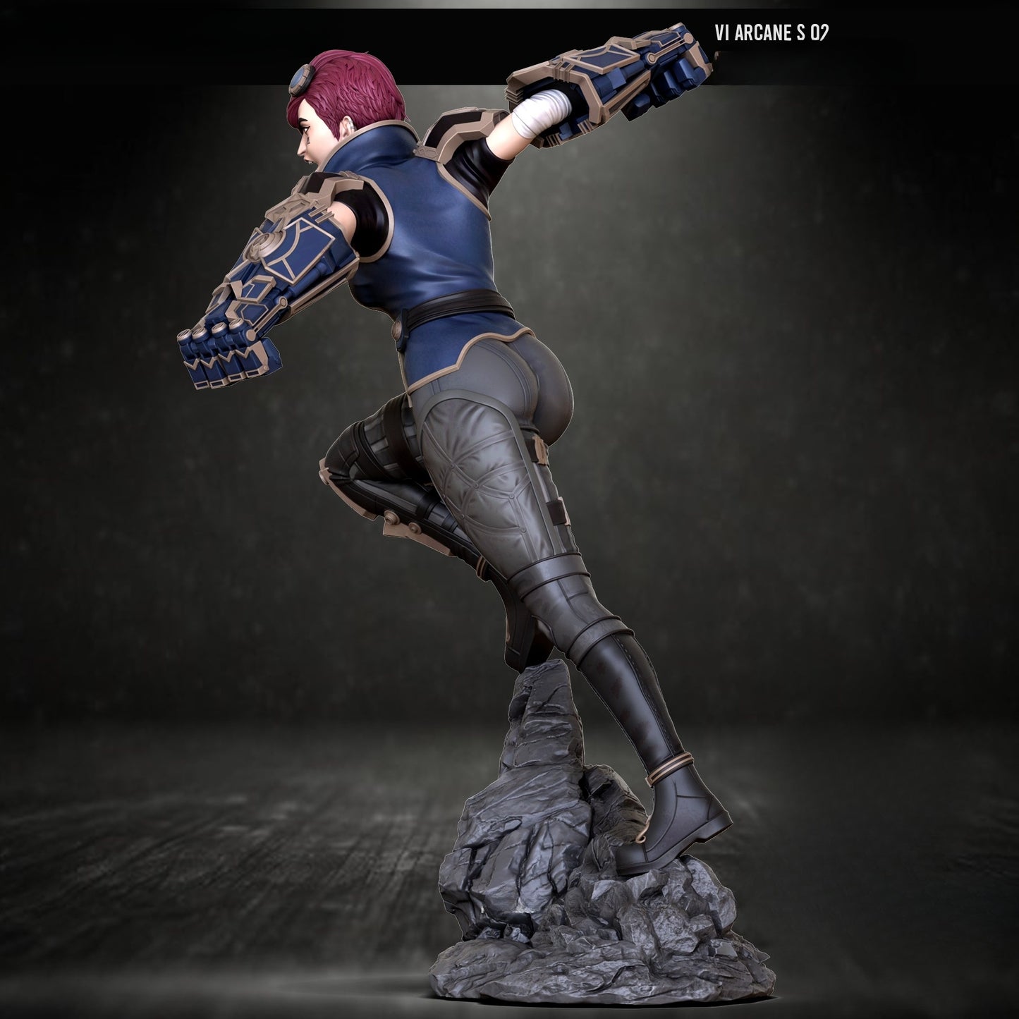 3457 Vi Arcane - League of Legends - STL - 3d Print Files