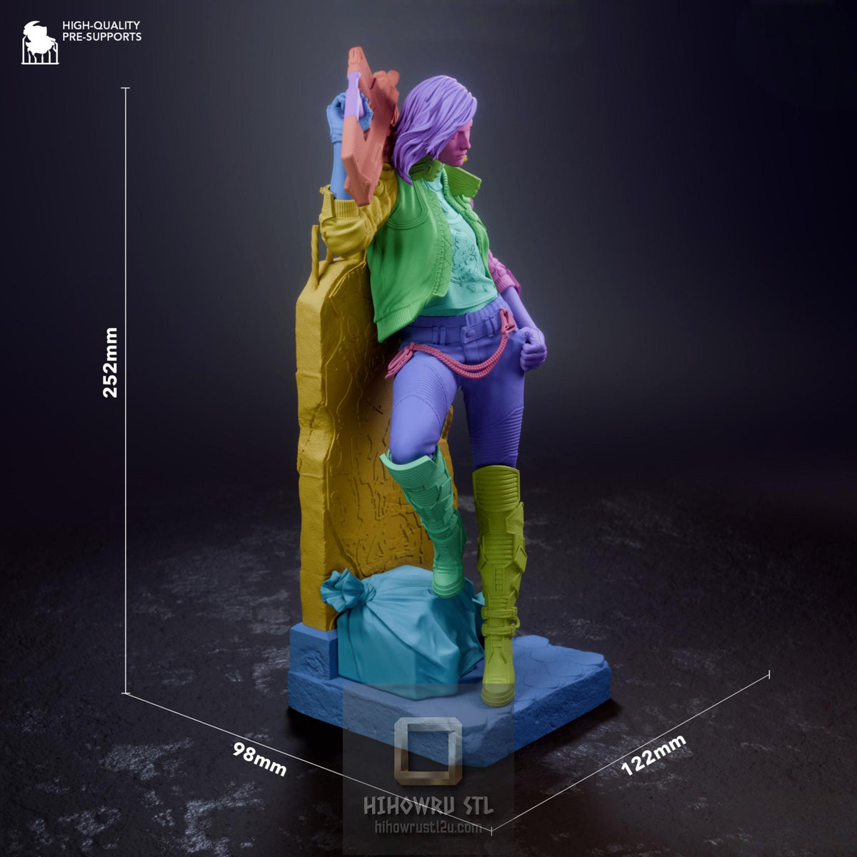 5551 Valerie - Cyberpunk 2077 - STL 3D Print Files