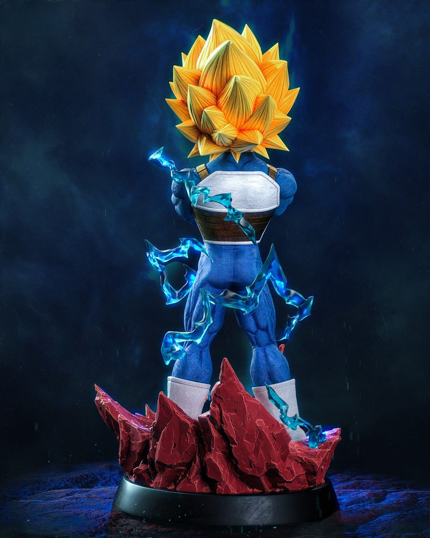 4174 Vegeta SSJ3 - Dragon Ball - STL 3D Print Files