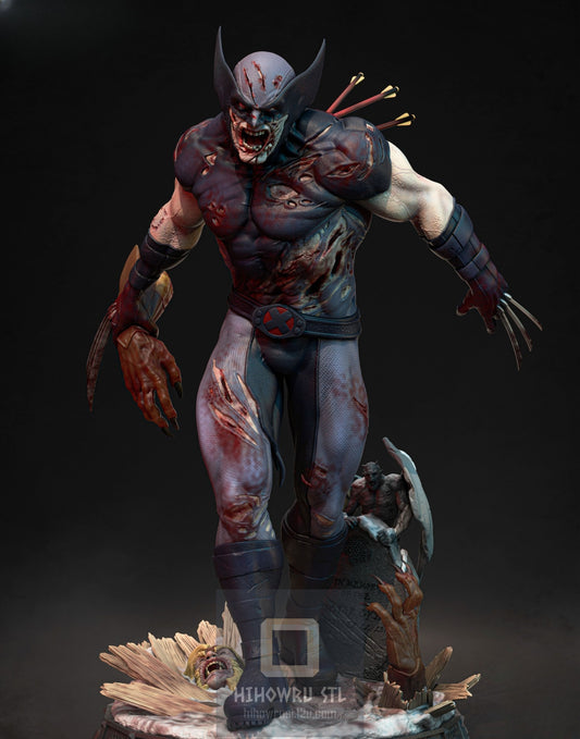 4412 ZOMBIE WOLVERINE - X-MEN - STL 3D Print Files
