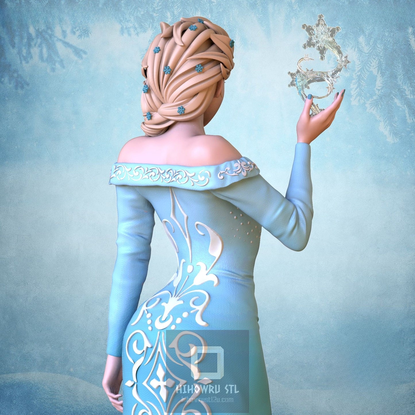 4344 Elsa NSFW - Frozen - STL 3D Print Files