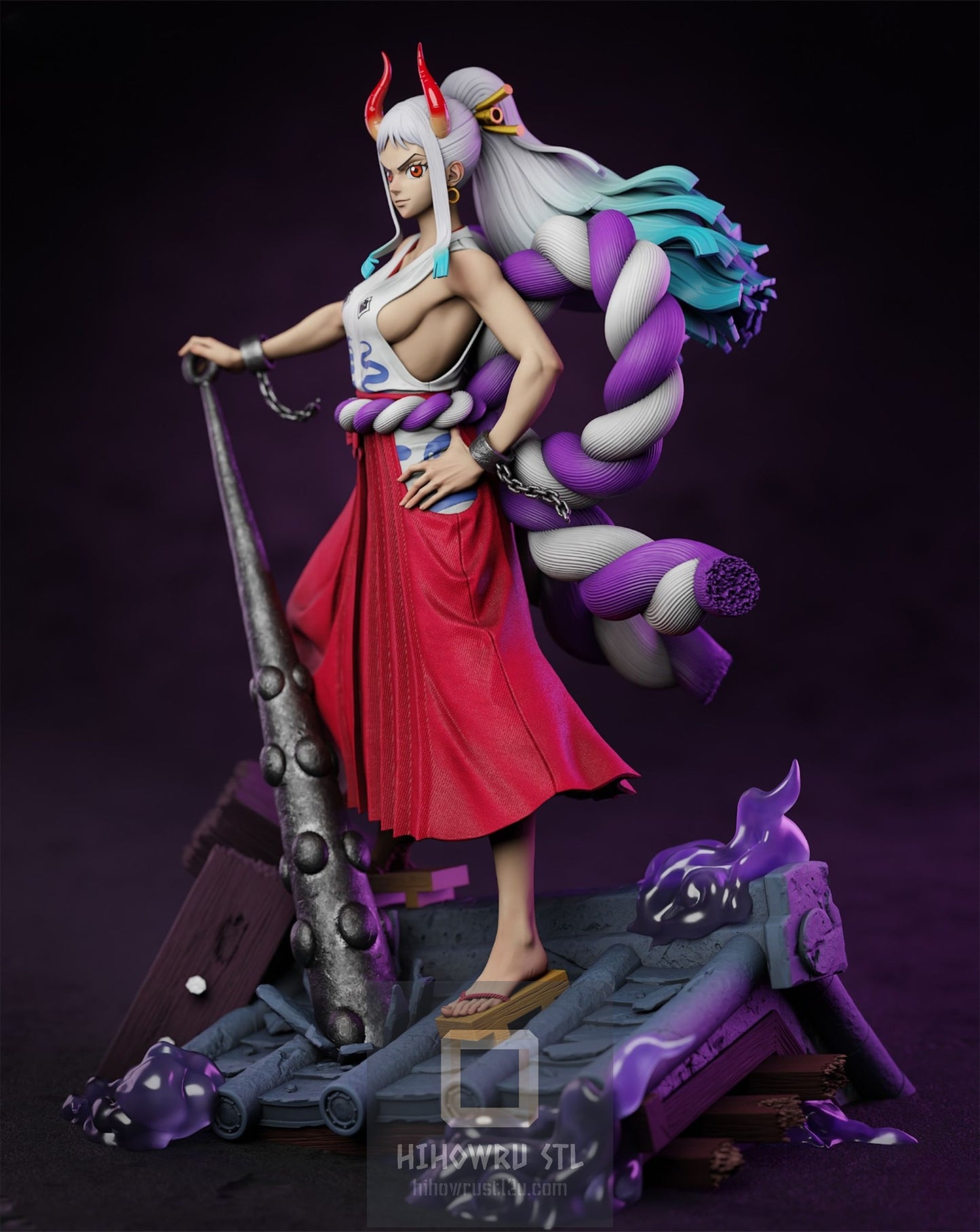 4326 Yamato - One Piece - STL 3D Print Files