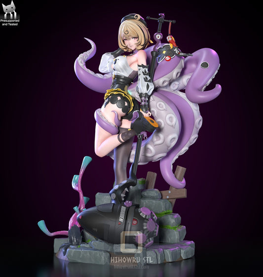 4563 Yidhari Murphy - Zenless Zone Zero - STL 3D Print Files