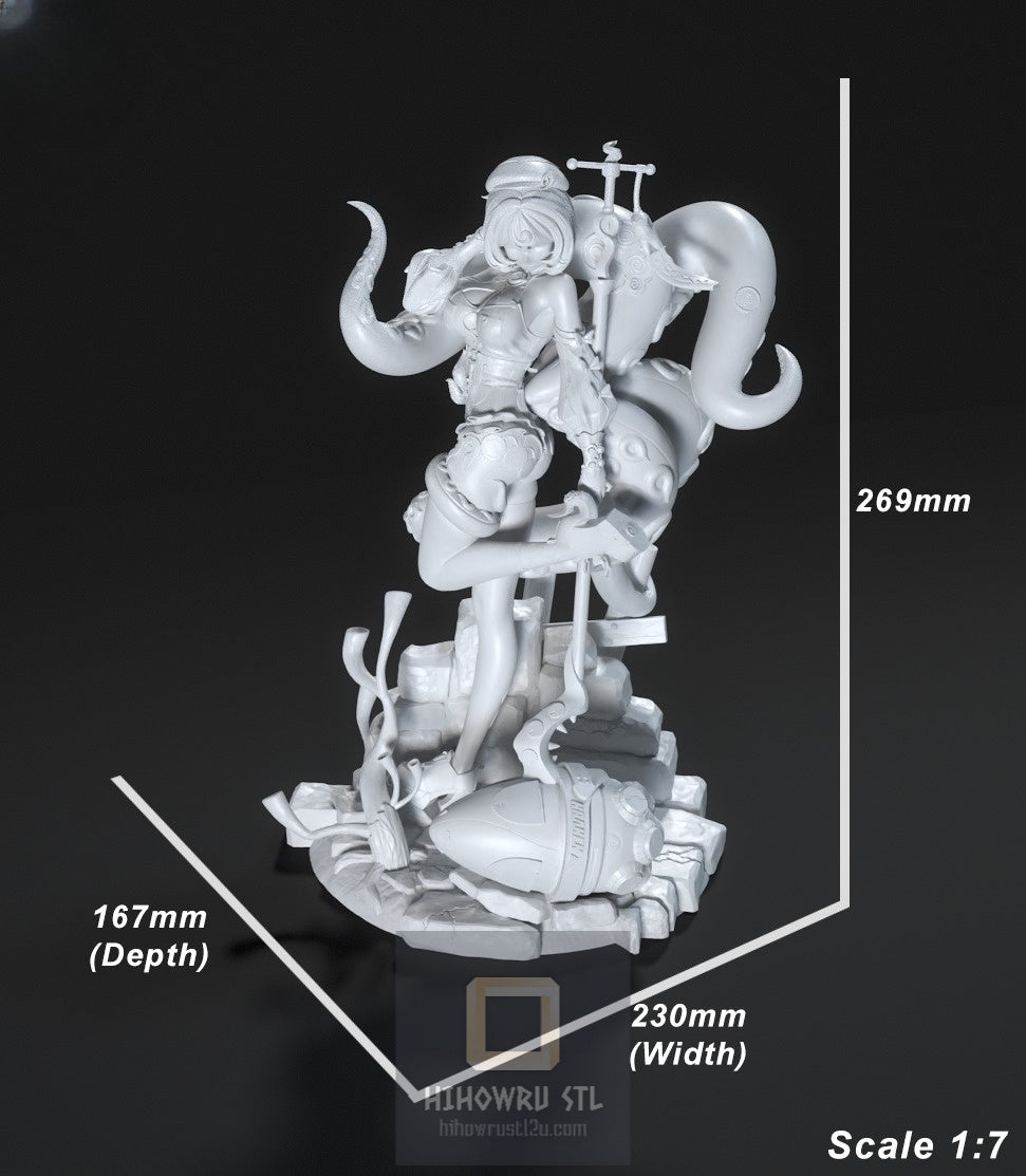 4563 Yidhari Murphy - Zenless Zone Zero - STL 3D Print Files
