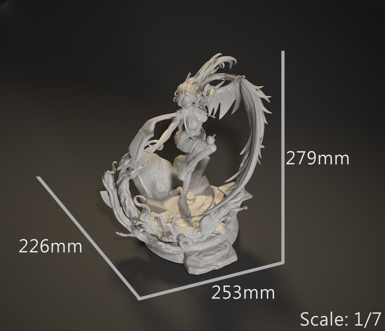 4084 Yixuan - Zenless Zone Zero - STL 3D Print Files
