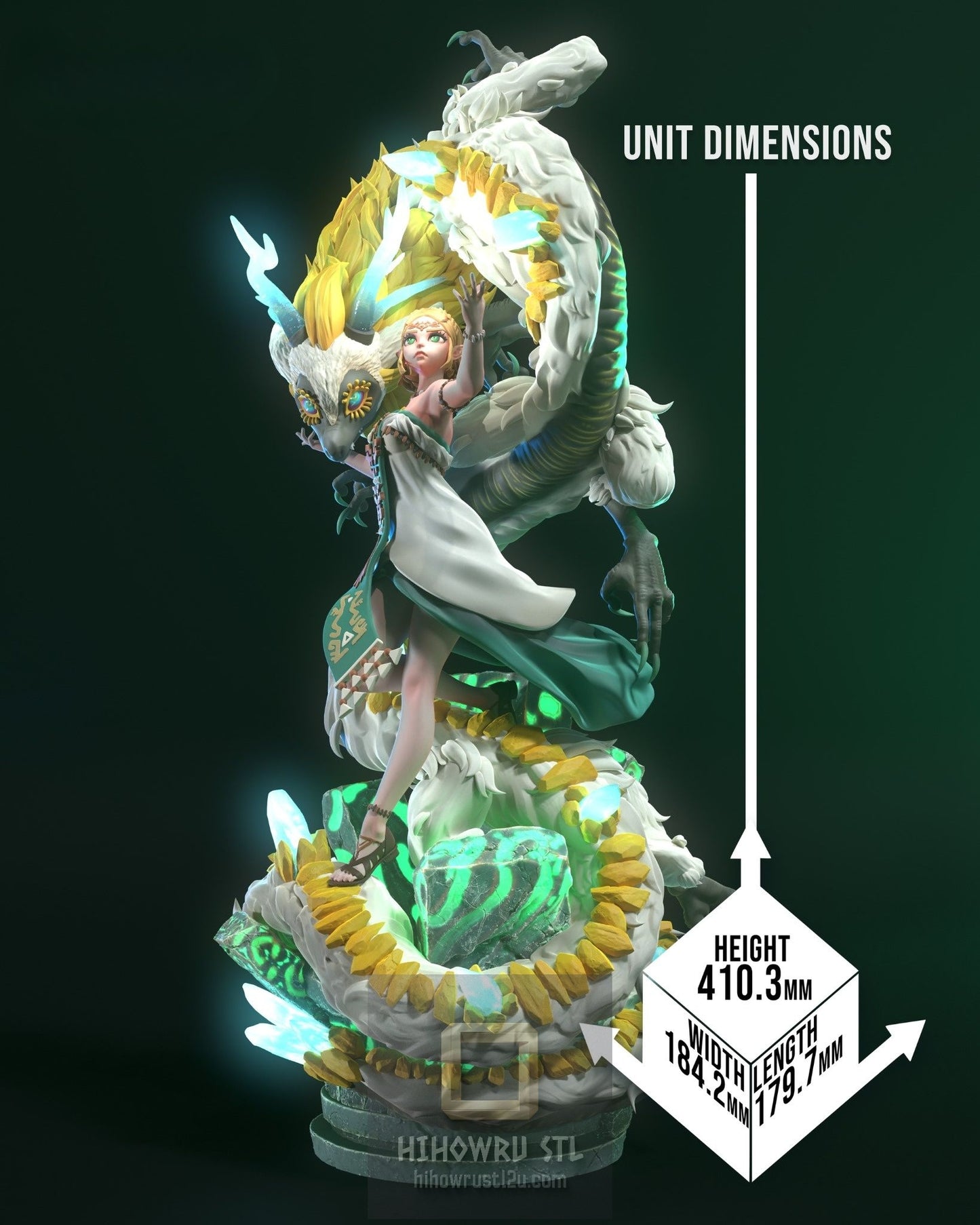 5005 Princess Zelda - The Legend of Zelda - STL 3D Print Files