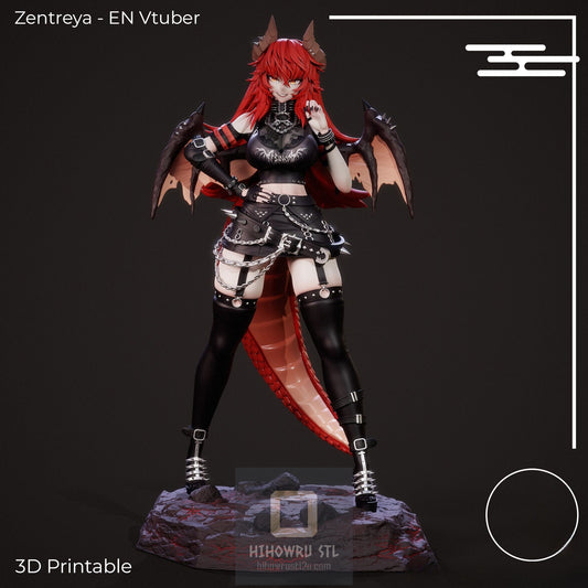 4587 Zentreya - Virtual YouTuber - STL 3D Print Files