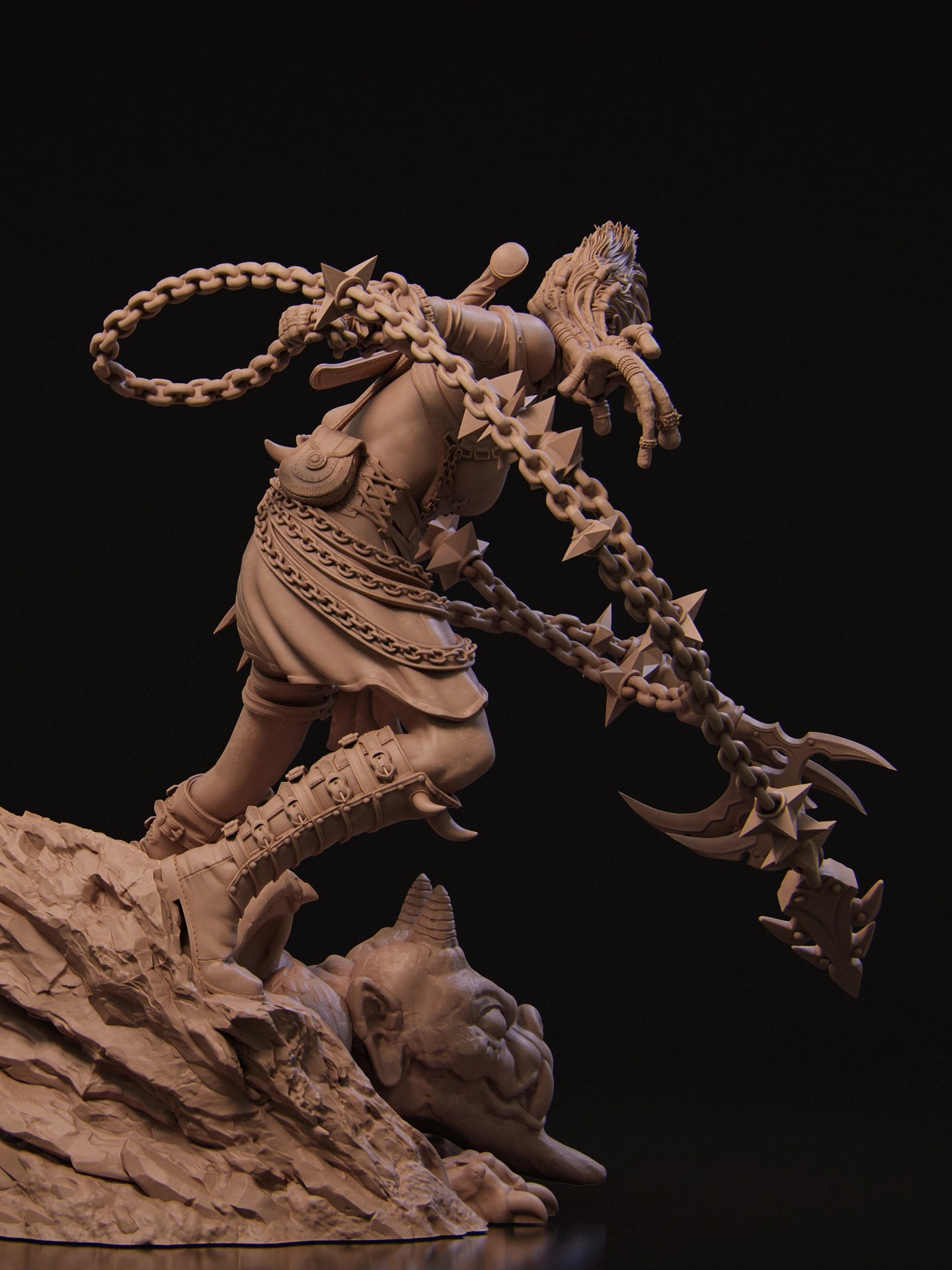 4107 Zestari - Shadow Elf Warrior - STL 3D Print Files