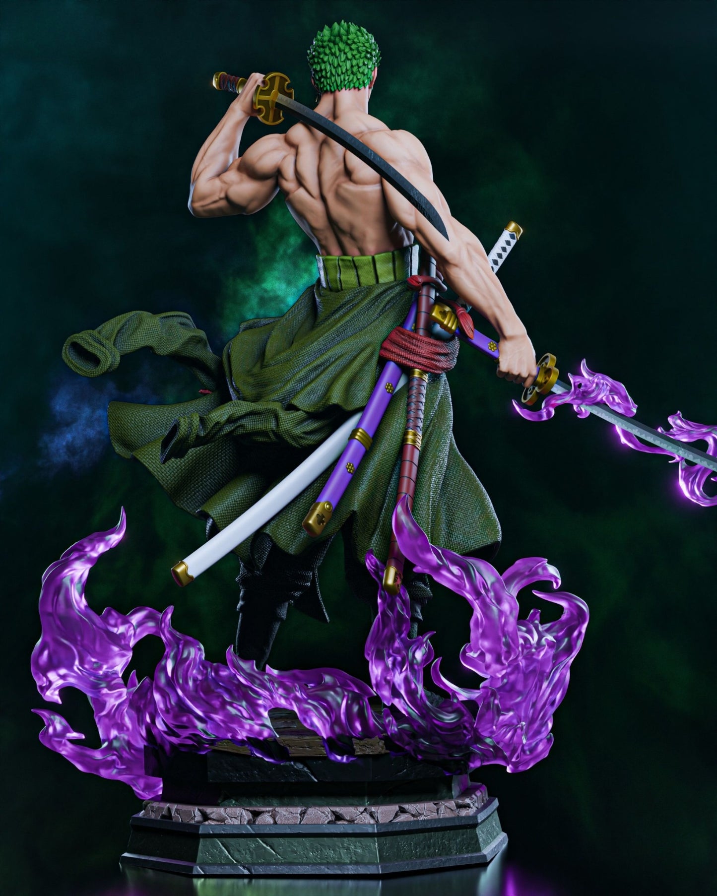4202 Roronoa Zoro - One Piece - STL 3D Print Files