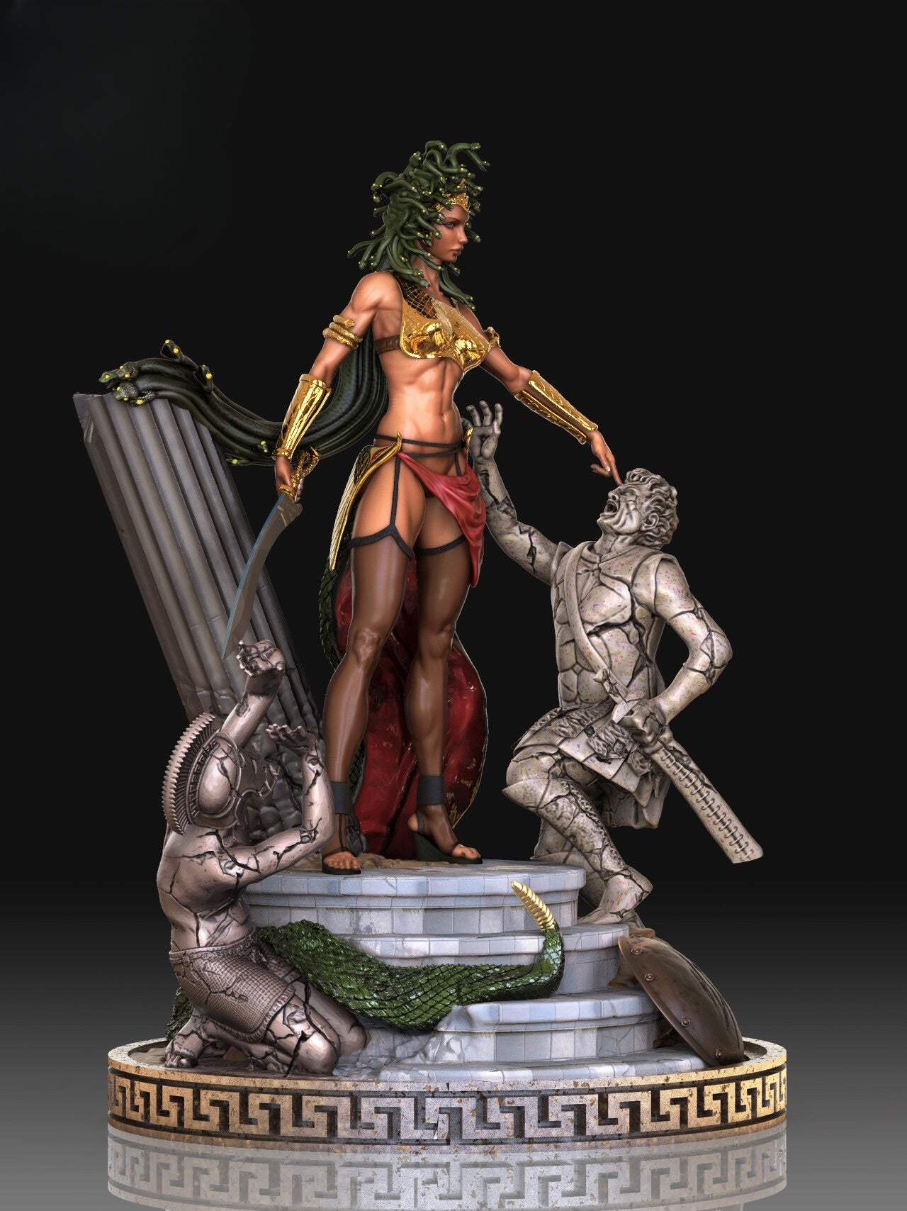 4011 Medusa - STL 3D Print Files