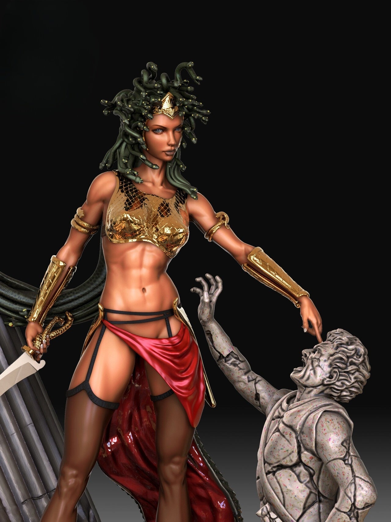 4011 Medusa - STL 3D Print Files