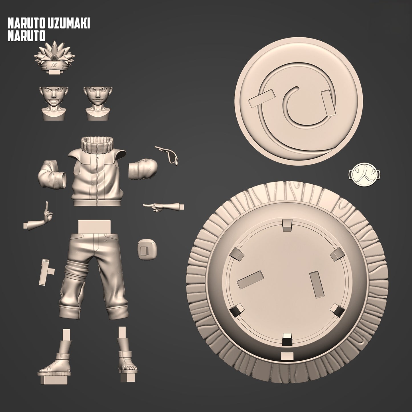 1727 Naruto Uzumaki - Naruto - STL 3D Print Files