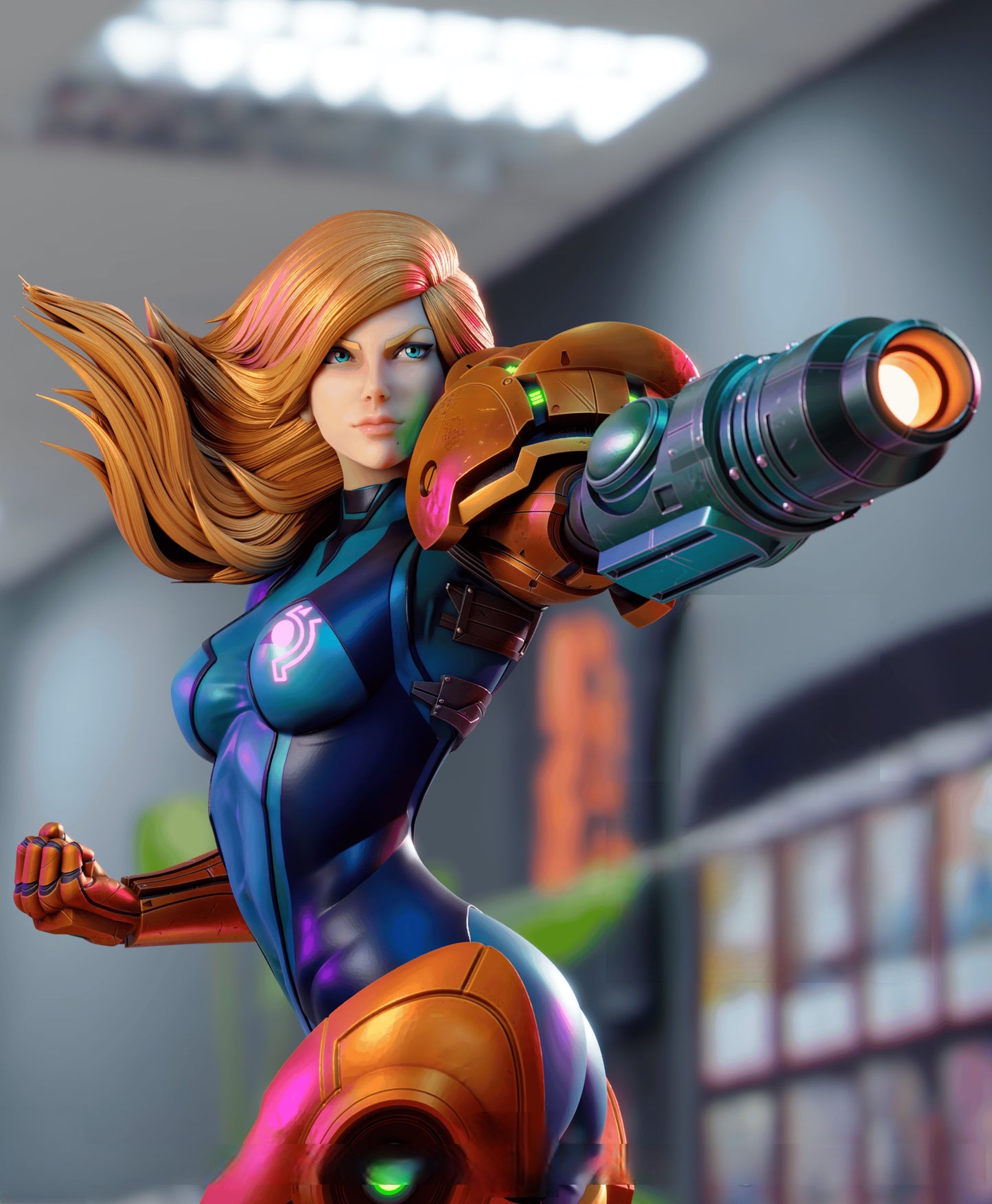 1707 Samus Aran NSFW - Metroid - STL 3D Print Files