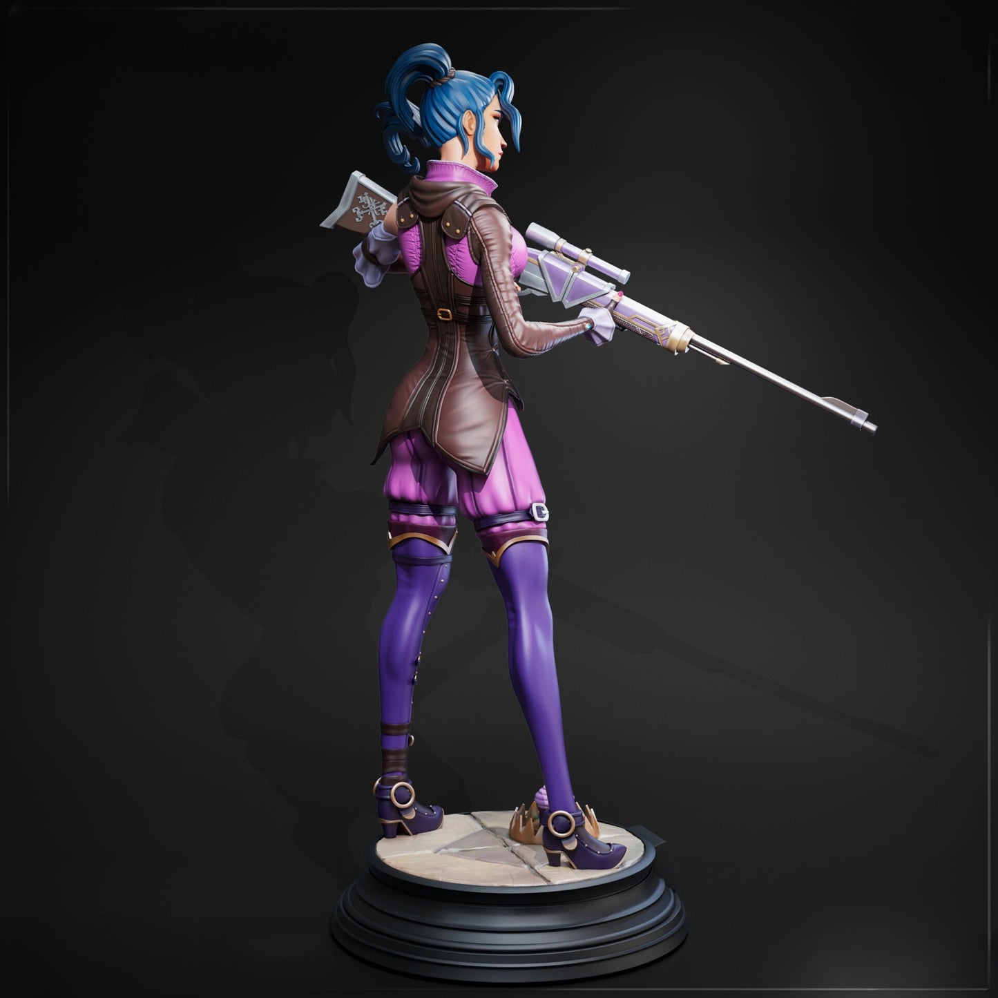 3439 Caitlyn Arcane - League of Legends - STL 3D Print Files