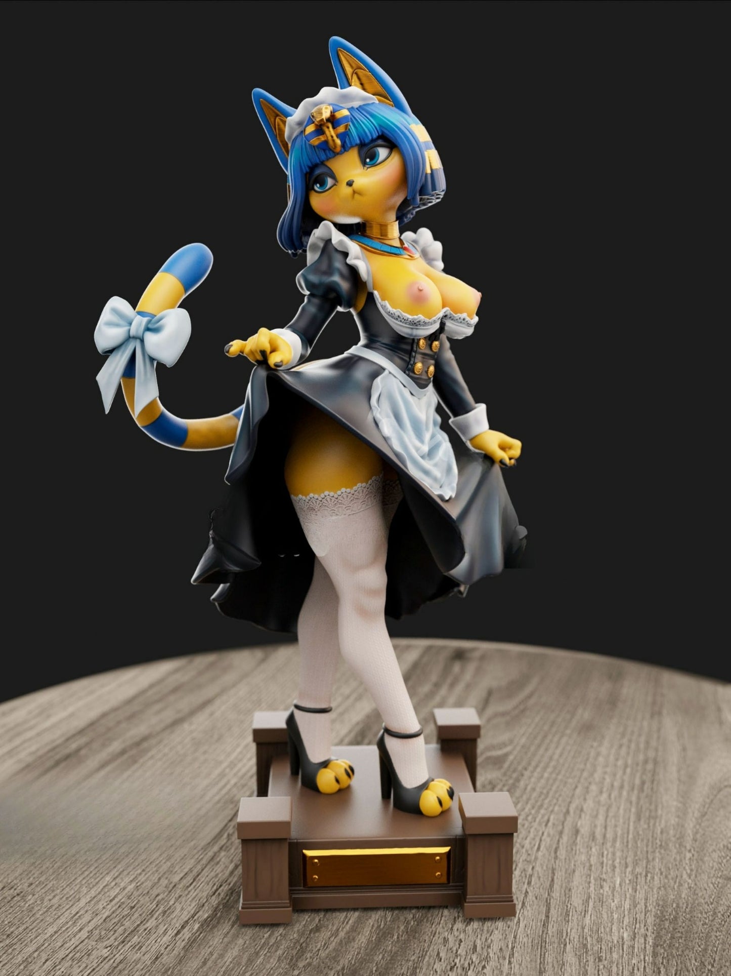 3821 Maid Ankha NSFW - STL 3D Print Files
