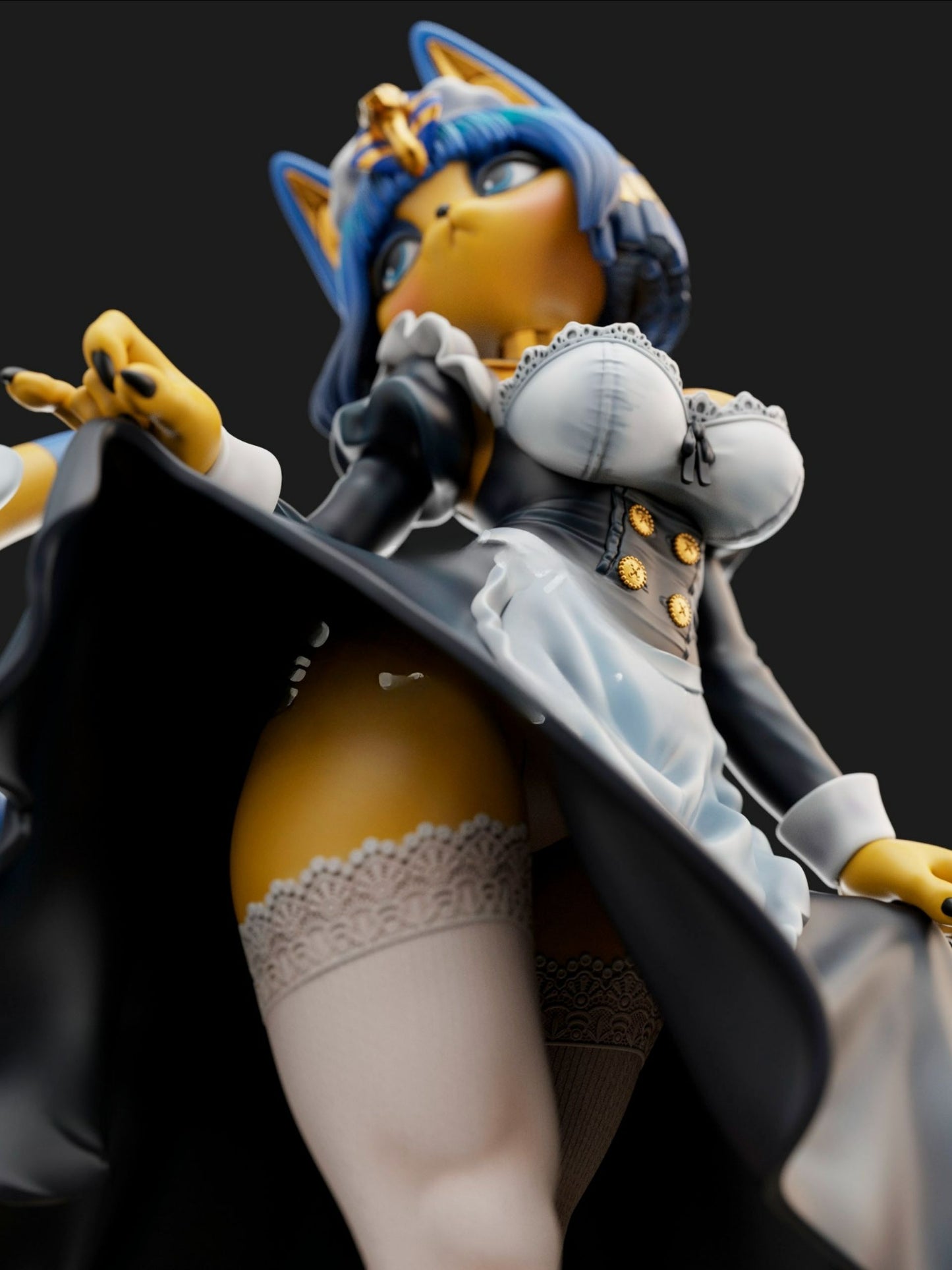 3821 Maid Ankha NSFW - STL 3D Print Files