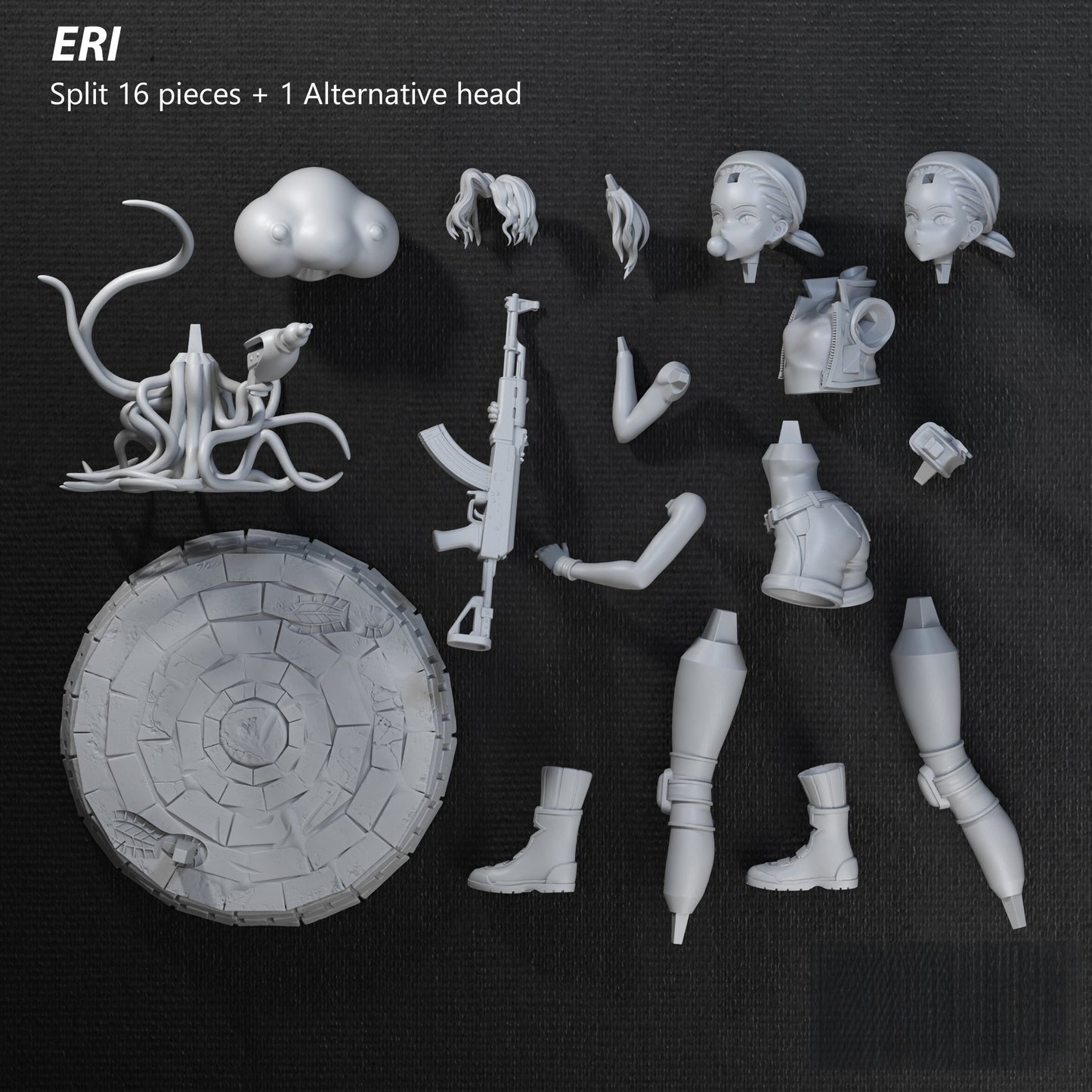 2402 Eri Kasamoto NSFW - Metal Slug - STL 3D Print Files
