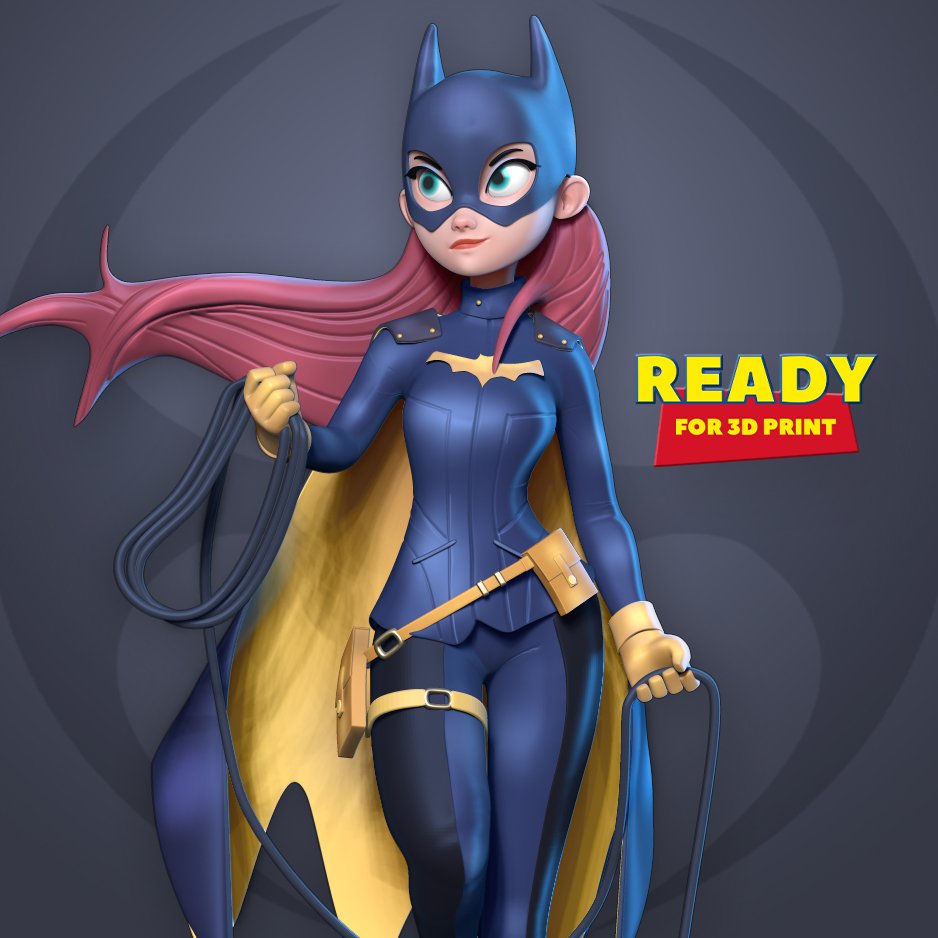 3024 Batgirl - DC Comics - STL 3D Print Files