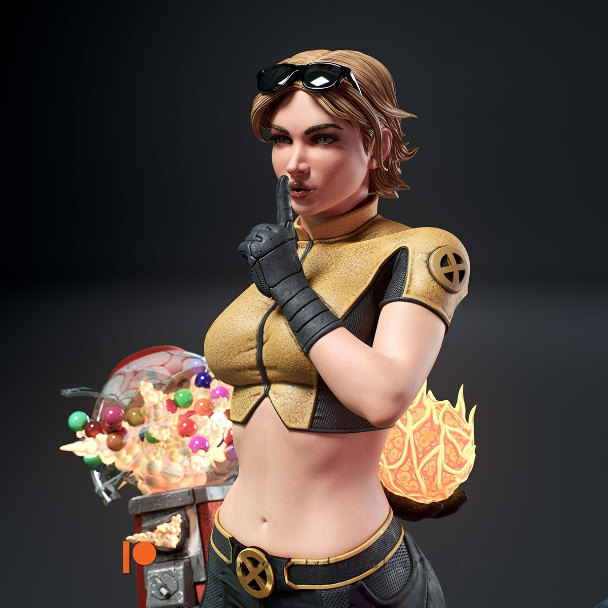 2083 Boom Boom - X-Men - STL 3D Print Files