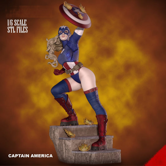 1865 Captain America - American Dream - STL 3D Print Files