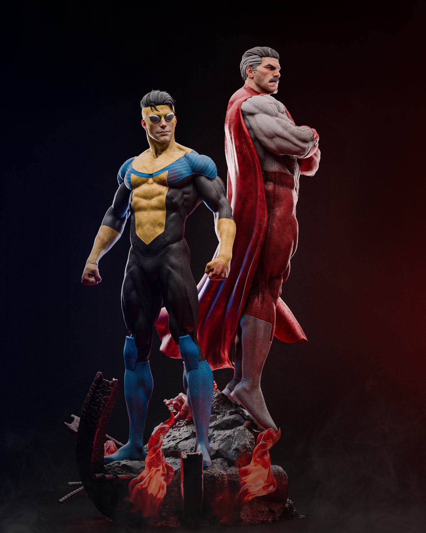 1810 Omni-Man and Invincible - STL 3D Print Files