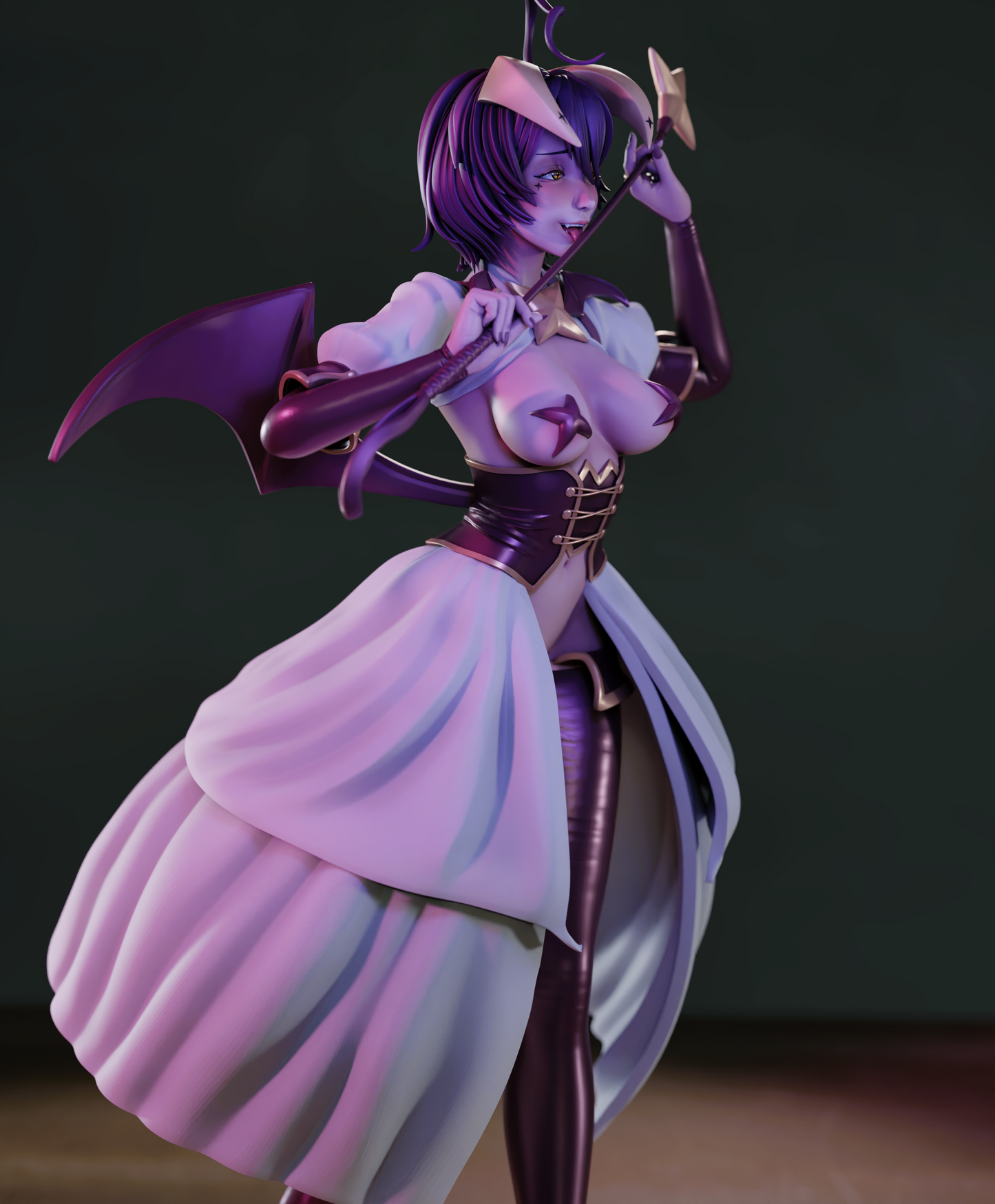 2286 Magia Baiser NSFW - Gushing Over Magical Girls - STL 3D Print Files