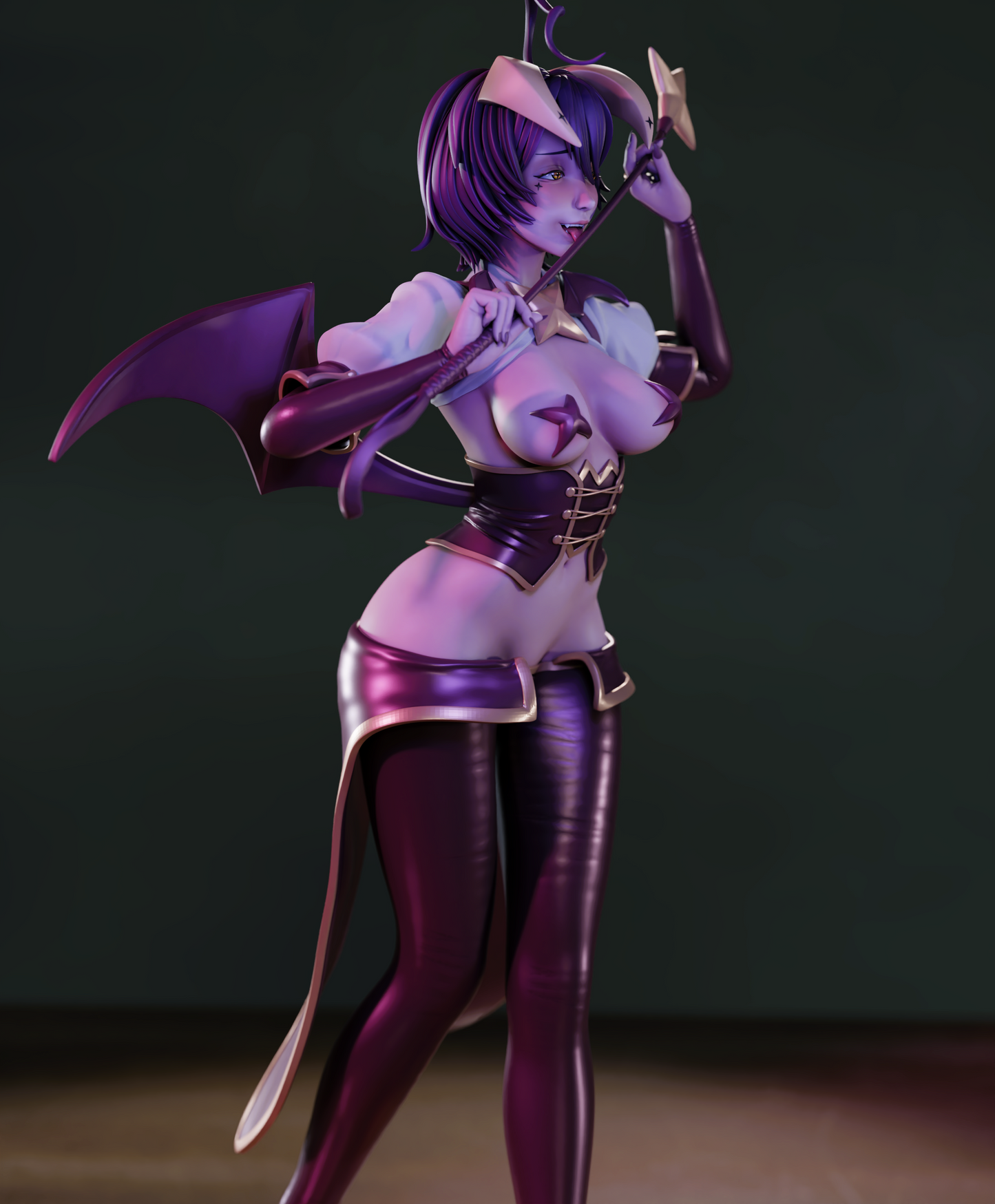 2286 Magia Baiser NSFW - Gushing Over Magical Girls - STL 3D Print Files