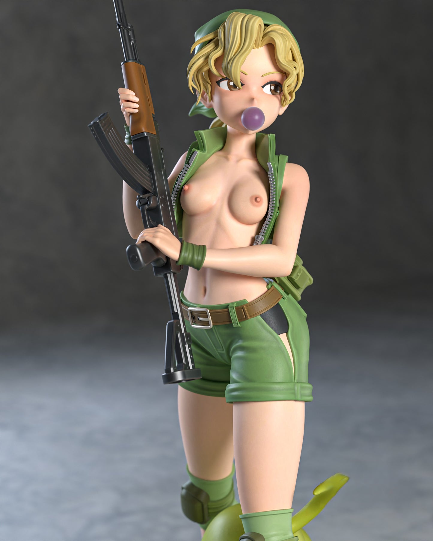 2402 Eri Kasamoto NSFW - Metal Slug - STL 3D Print Files