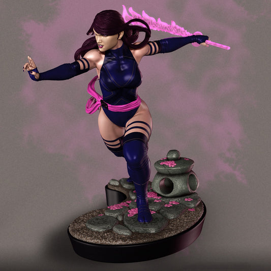 1700 Psylocke - Marvel Comics - STL 3D Print Files