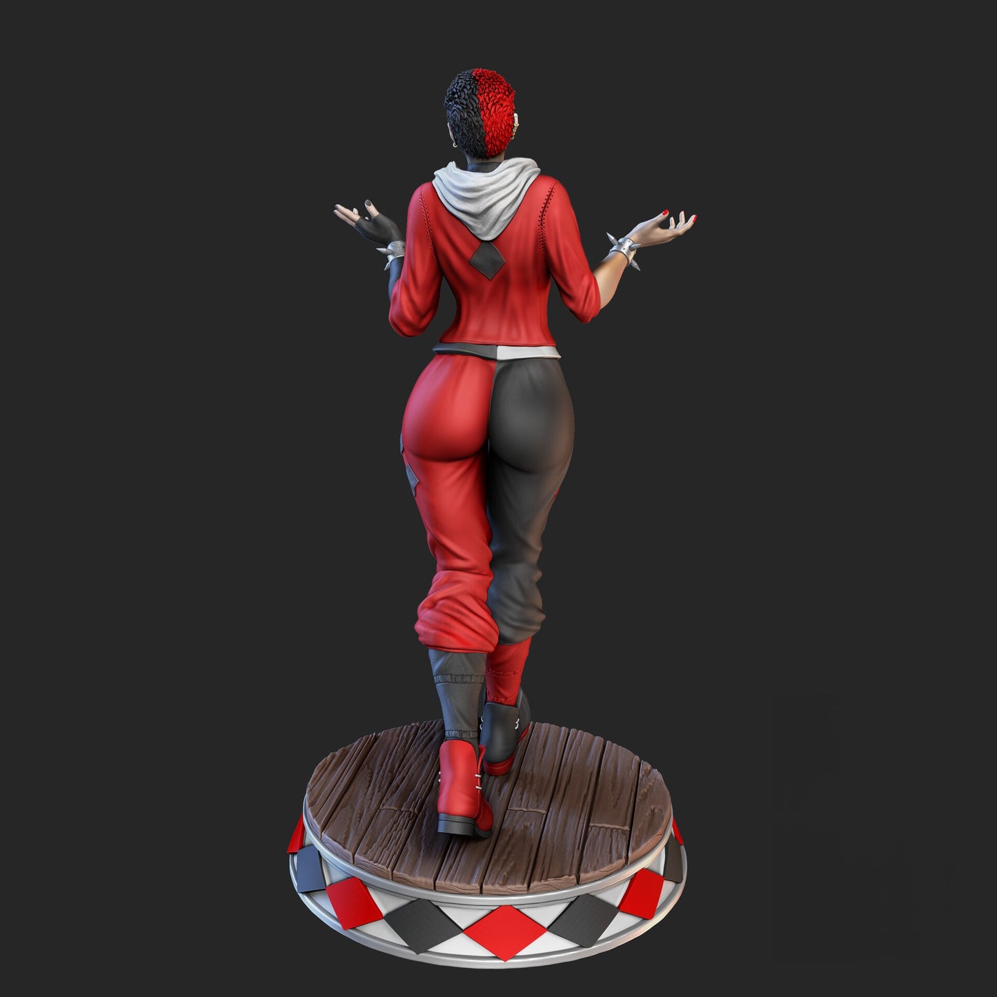 1649 Harley Quinn NSFW - Death Metal - STL 3D Print Files