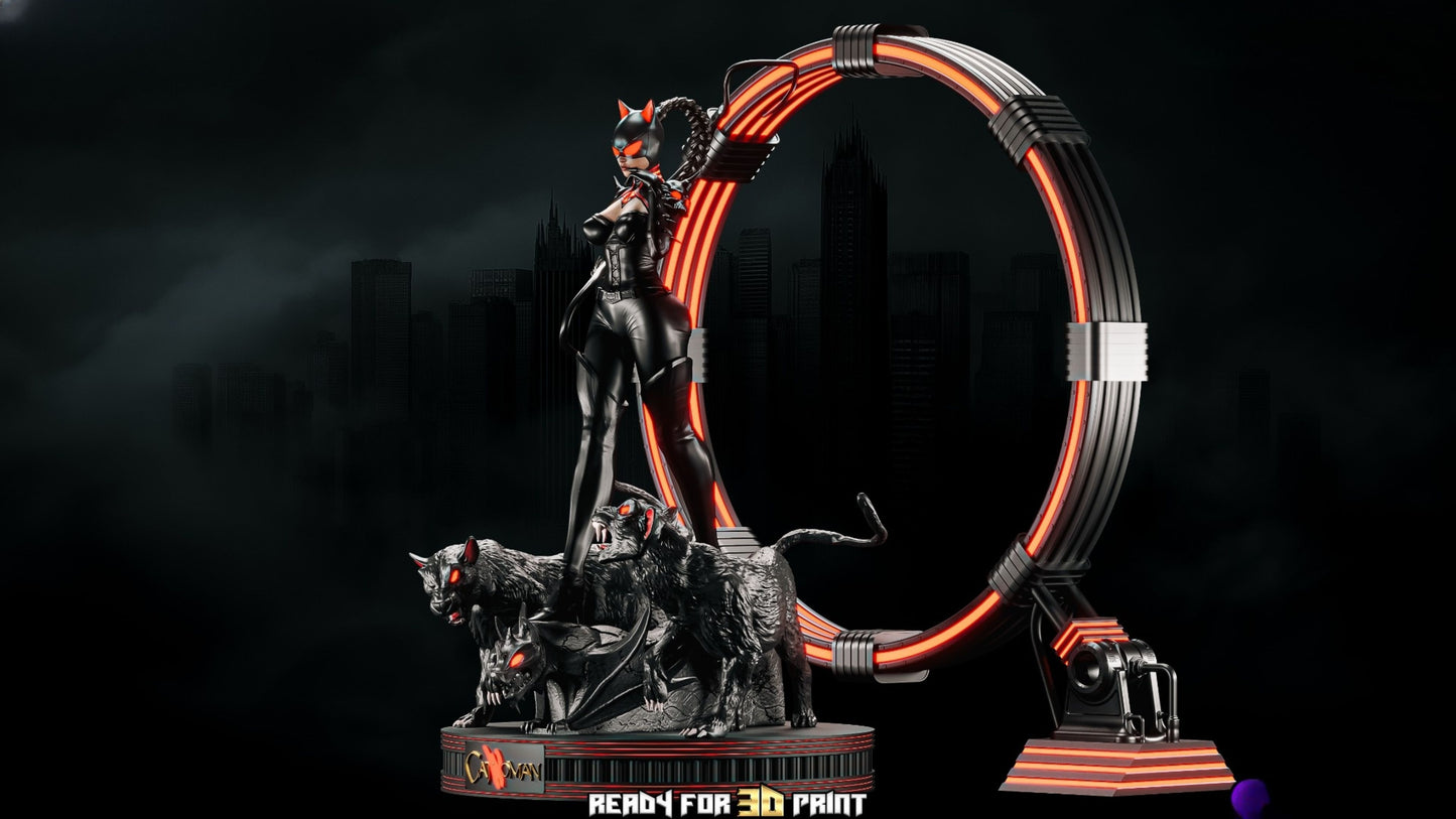 4000 Catwoman Vampire Hunter NSFW - STL 3D Print Files