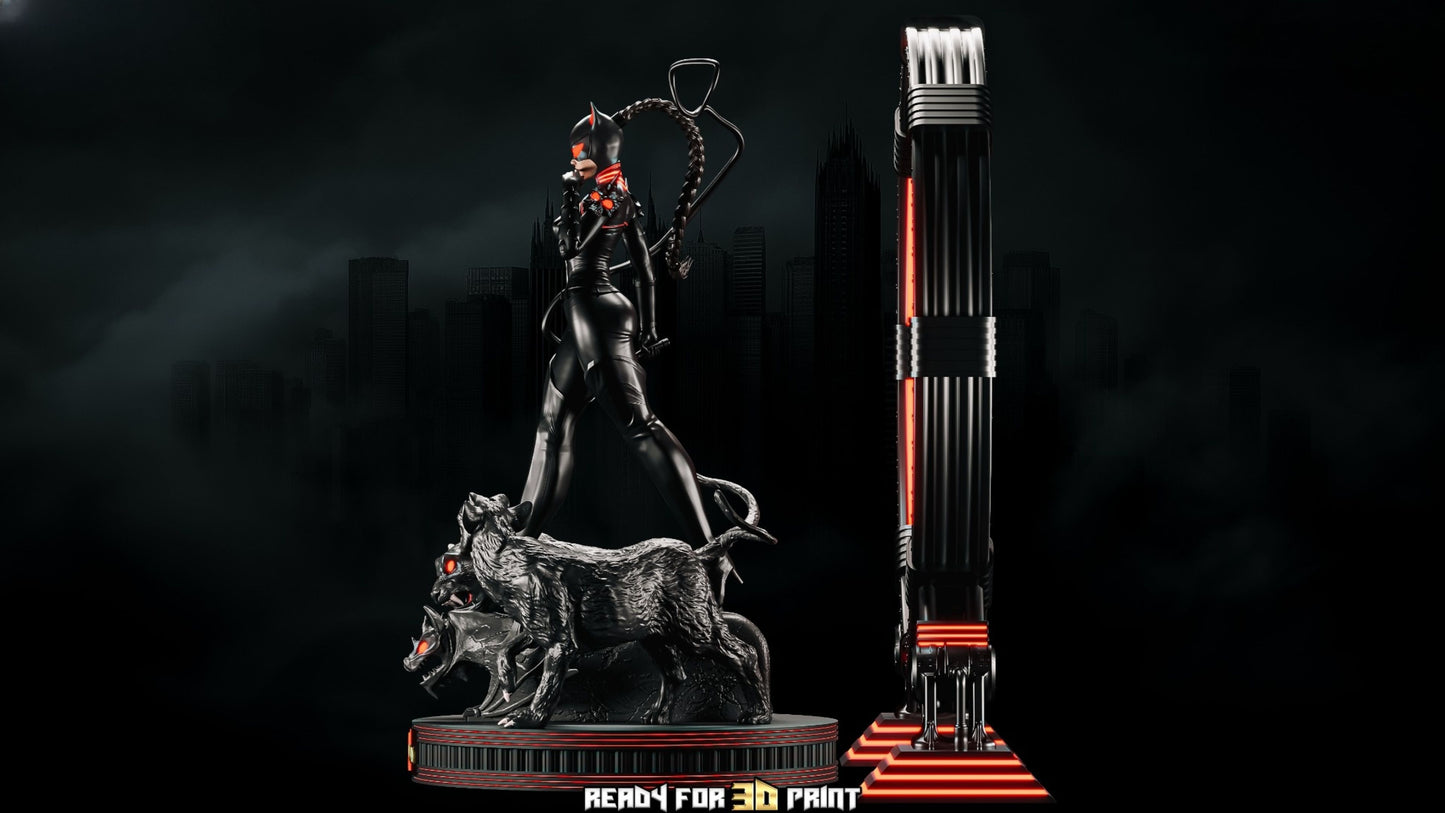 4000 Catwoman Vampire Hunter NSFW - STL 3D Print Files