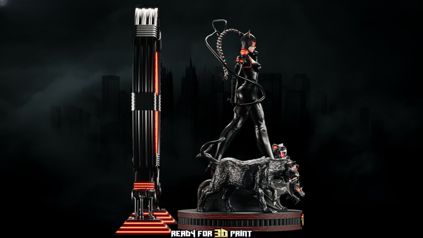 4000 Catwoman Vampire Hunter NSFW - STL 3D Print Files