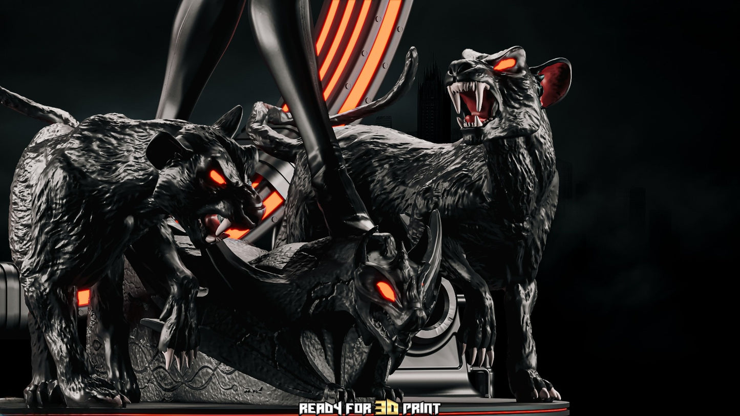 4000 Catwoman Vampire Hunter NSFW - STL 3D Print Files